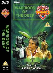 Michael's audio cassette cover for Warriors of the Deep, artwork by Colin Howard