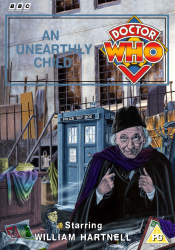 Michael's retro DVD cover for An Unearthly Child, art by Andrew Skilleter, merged by Martin Hearn