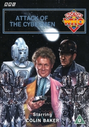 Michael's retro DVD cover for Attack of the Cybermen, artwork by Daryl Joyce