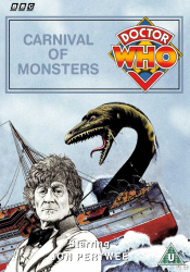 Michael's retro DVD cover for Carnival of Monsters, art by Chris Achilleos