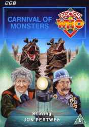 Michael's retro DVD cover for Carnival of Monsters, art by Colin Howard