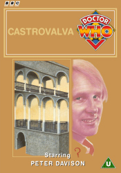 Michael's retro DVD cover for Castrovalva, art by Alister Pearson