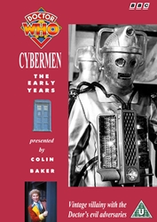 Michael's retro DVD cover for Cybermen: The Early Years, in the original BBC VHS style