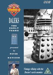 Michael's retro DVD cover for Daleks: The Early Years, in the original BBC VHS style