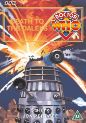 Michael's retro DVD cover for Death to the Daleks, art by Roy Knipe