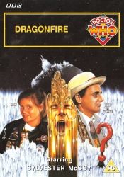 Michael's retro DVD cover for Dragonfire, art by Alister Pearson