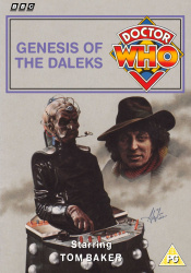 Michael's retro DVD cover for Genesis of the Daleks, art by Alister Pearson