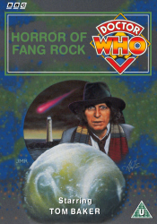 Michael's retro DVD cover for Horror of Fang Rock, art by Alister Pearson