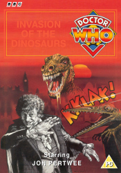 Michael's retro DVD cover for Invasion of the Dinosaurs, art by Chris Achilleos