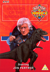 Michael's retro DVD cover for Invasion of the Dinosaurs, art by Alister Pearson