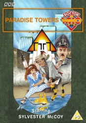 Michael's retro DVD cover for Paradise Towers, art by Colin Howard