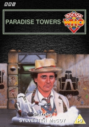 Michael's retro DVD cover for Paradise Towers, art by Alister Pearson