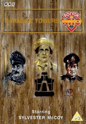 Michael's retro DVD cover for Paradise Towers, art by Alister Pearson