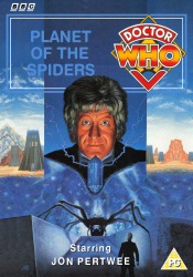 Michael's retro DVD cover for Planet of the Spiders, artwork by Andrew Skilleter