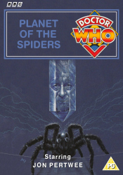 Michael's retro DVD cover for Planet of the Spiders, artwork by Alister Pearson