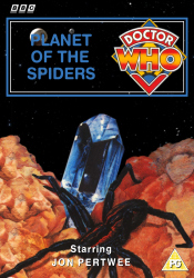 Michael's retro DVD cover for Planet of the Spiders, art by Alun Hood