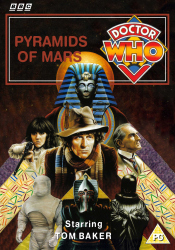 Michael's retro DVD cover for Pyramids of Mars, artwork by Colin Howard