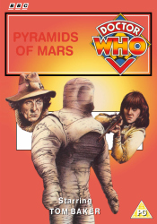 Michael's retro DVD cover for Pyramids of Mars, artwork by Chris Achilleos