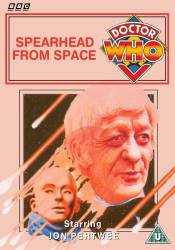 Michael's retro DVD cover for Spearhead From Space, art by Alister Pearson