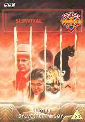 Michael's retro DVD cover for Survival, art by Alister Pearson
