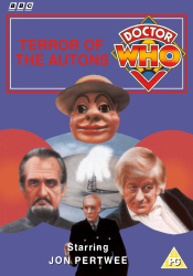 Michael's retro DVD cover for Terror of the Autons, art by Alister Pearson