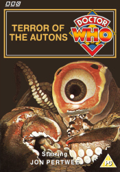 Michael's retro DVD cover for Terror of the Autons, art by Alun Hood