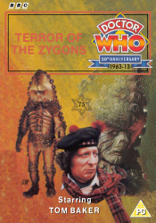 Michael's retro DVD cover for Terror of the Zygons, art by Alister Pearson