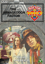 Michael's retro DVD cover for The Armageddon Factor, art by Bill Donohoe
