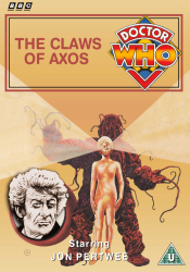 Michael's retro DVD cover for The Claws of Axos, art by Chris Achilleos
