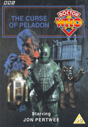 Michael's retro DVD cover for The Curse of Peladon, art by Alister Pearson