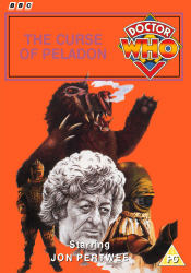 Michael's retro DVD cover for The Curse of Peladon, art by Alister Pearson