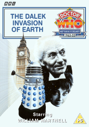 Michael's retro DVD cover for The Dalek Invasion of Earth, art by Alister Pearson