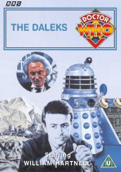 Michael's retro DVD cover for The Daleks, art by Alister Pearson