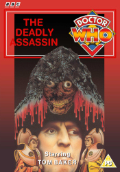 Michael's retro DVD cover for The Deadly Assassin, art by Mike Little