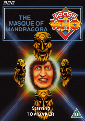 Michael's retro DVD cover for The Masque of Mandragora, art by Mike Little