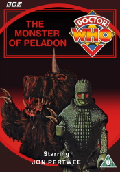 Michael's retro DVD cover for The Monster of Peladon, art by Steve Kyte