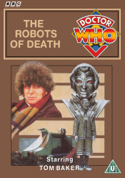 Michael's retro DVD cover for The Robots of Death, artwork by Alister Pearson