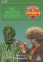 Michael's retro DVD cover for The Robots of Death, artwork by John Geary