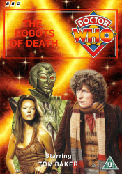 Michael's retro DVD cover for The Robots of Death, artwork by Colin Howard