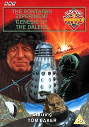 Michael's retro DVD cover for The Sontaran Experiment and Genesis of the Daleks