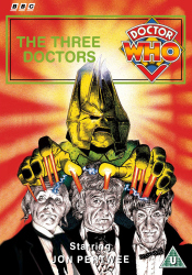 Michael's retro DVD cover for The Three Doctors, art by Chris Achilleos