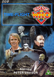 Michael's retro DVD cover for Time-Flight, art by Colin Howard