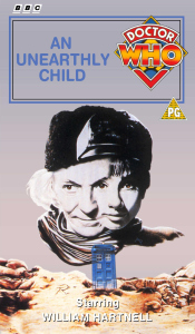 Michael's VHS cover for An Unearthly Child, art by Alister Pearson