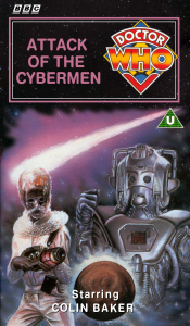 Michael's VHS cover for Attack of the Cybermen, art by Colin Howard