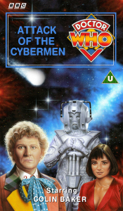 Michael's VHS cover for Attack of the Cybermen, art by Colin Howard