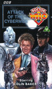 Michael's VHS cover for Attack of the Cybermen, art by Daryl Joyce