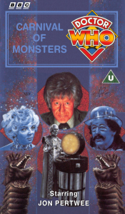 Michael's VHS cover for Carnival of Monsters, art by Alister Pearson