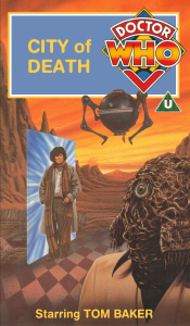 Michael's VHS cover for City of Death, art by Andrew Skilleter