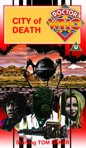 Michael's VHS cover for City of Death, art by Andy Walker