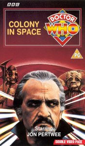Michael's VHS cover for Colony in Space, art by Jeff Cummins